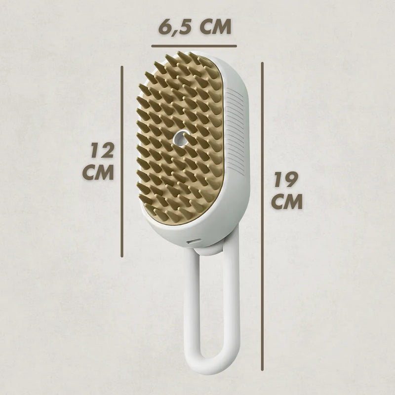 Escova A Vapor Para Pets 3 Em 1